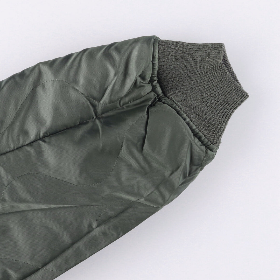 Vintage US military MA-1 style padded military flight jacket, men's size XL unclear Khaki type Vintage Second Hand