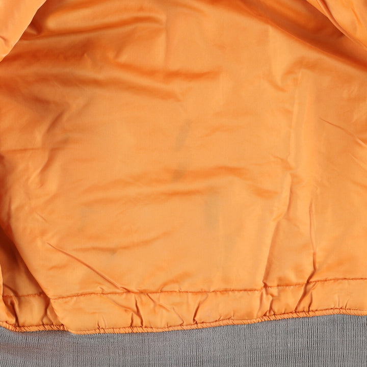 90'S civilian Alpha MA-1 style padded military flight jacket, men's size XL, vintage Nylon Khaki type Vintage Second Hand