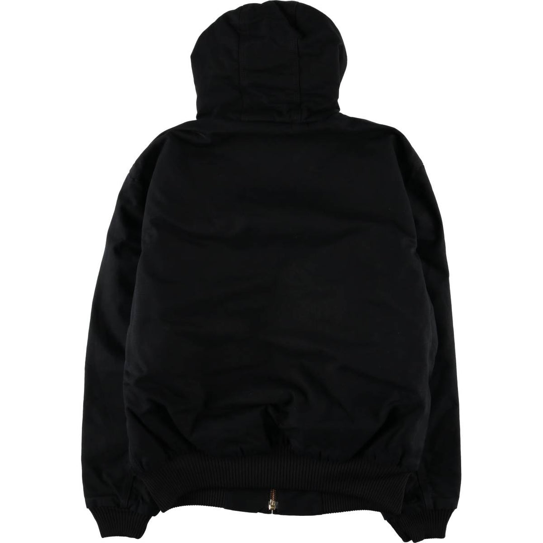 Carhartt Active Jacket, Loose Fit, Duck Full Zip Hoodie, Men's Size L cotton black type Vintage Second Hand