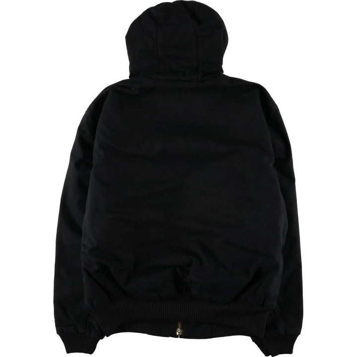 Carhartt Active Jacket, Loose Fit, Duck Full Zip Hoodie, Men's Size L cotton black type Vintage Second Hand