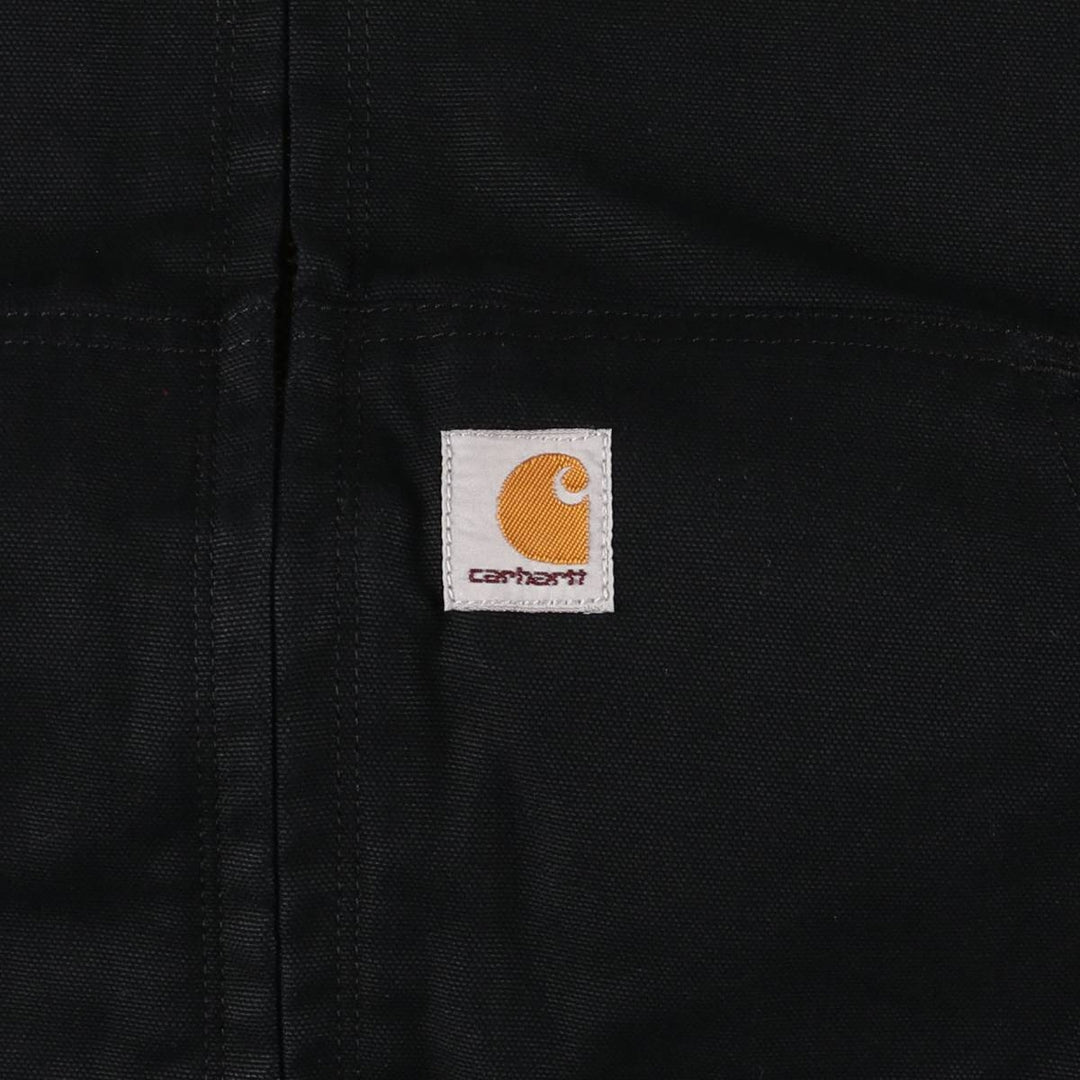 Carhartt Active Jacket, Loose Fit, Duck Full Zip Hoodie, Men's Size L cotton black type Vintage Second Hand