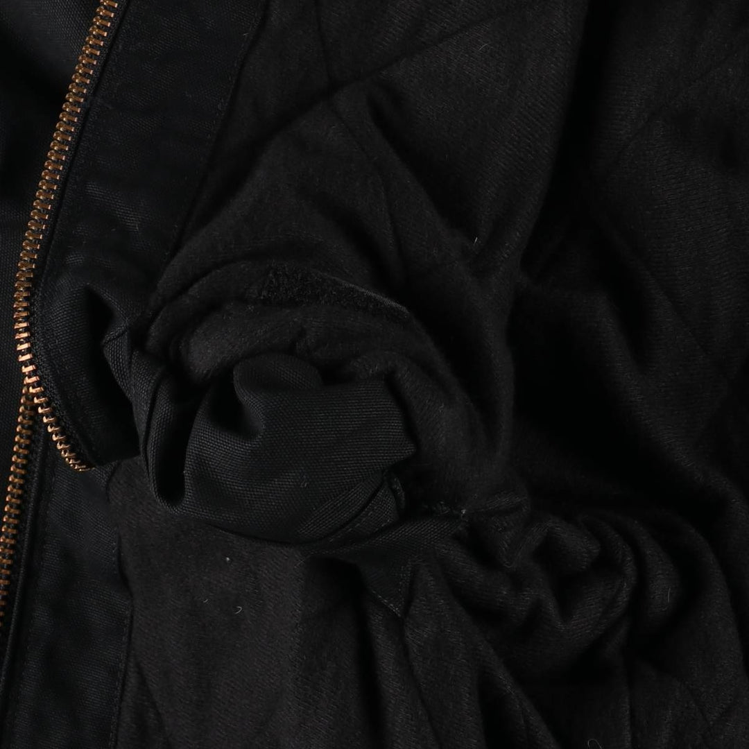 Carhartt Active Jacket, Loose Fit, Duck Full Zip Hoodie, Men's Size L cotton black type Vintage Second Hand