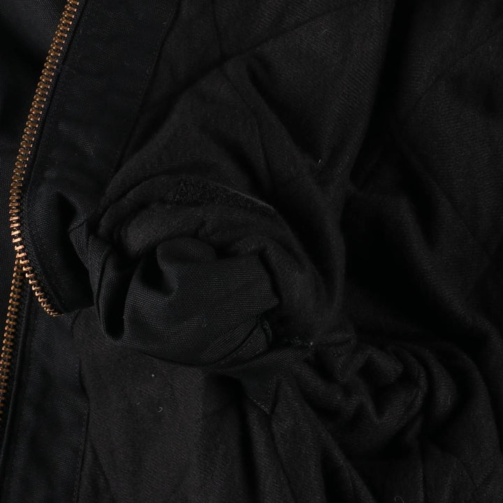 Carhartt Active Jacket, Loose Fit, Duck Full Zip Hoodie, Men's Size L cotton black type Vintage Second Hand