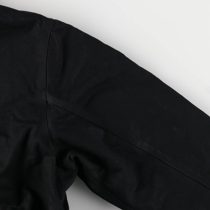 Carhartt Active Jacket, Loose Fit, Duck Full Zip Hoodie, Men's Size L cotton black type Vintage Second Hand