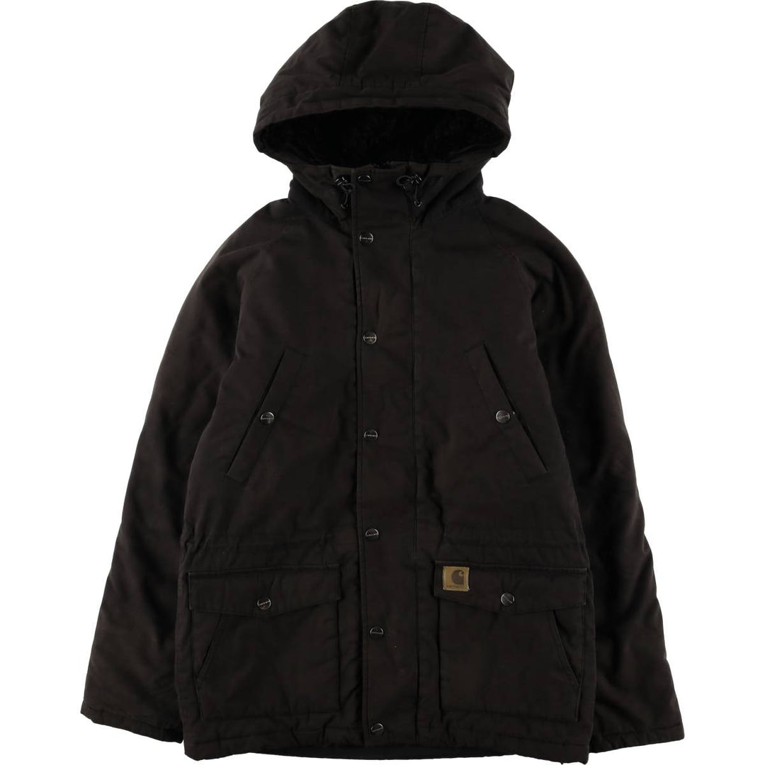 Carhartt TRAPPER PARKA, padded duck full-zip parka, men's size M cotton black type Vintage Second Hand