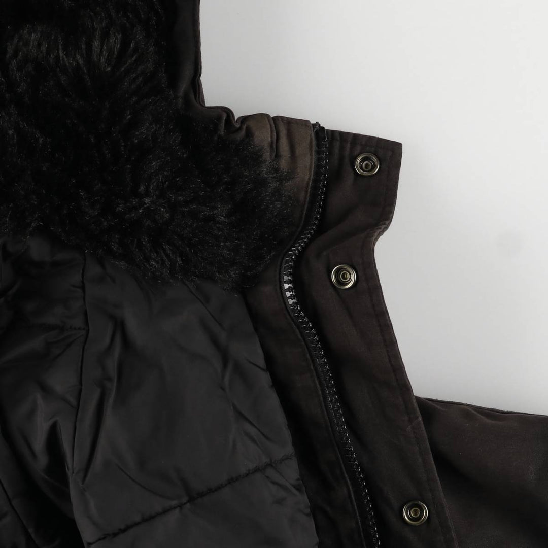 Carhartt TRAPPER PARKA, padded duck full-zip parka, men's size M cotton black type Vintage Second Hand