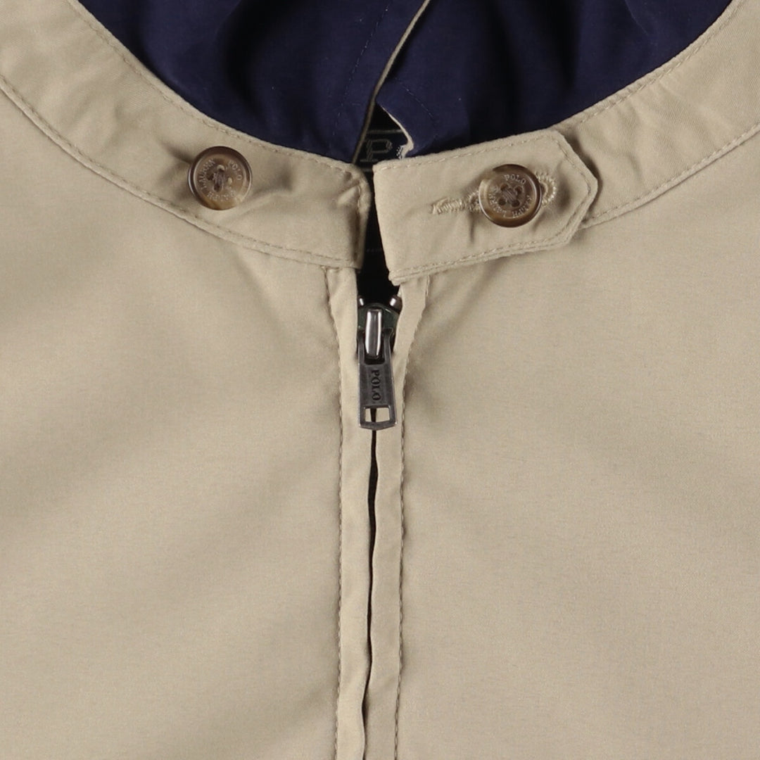 Ralph Lauren POLO by Ralph Lauren Swing Top Sports Jacket Men's L size polyester Beige type Vintage Second Hand