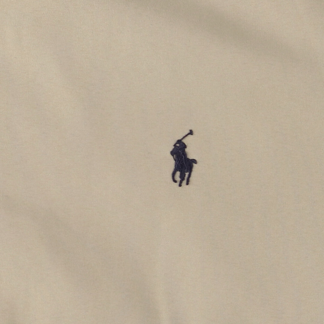 Ralph Lauren POLO by Ralph Lauren Swing Top Sports Jacket Men's L size polyester Beige type Vintage Second Hand