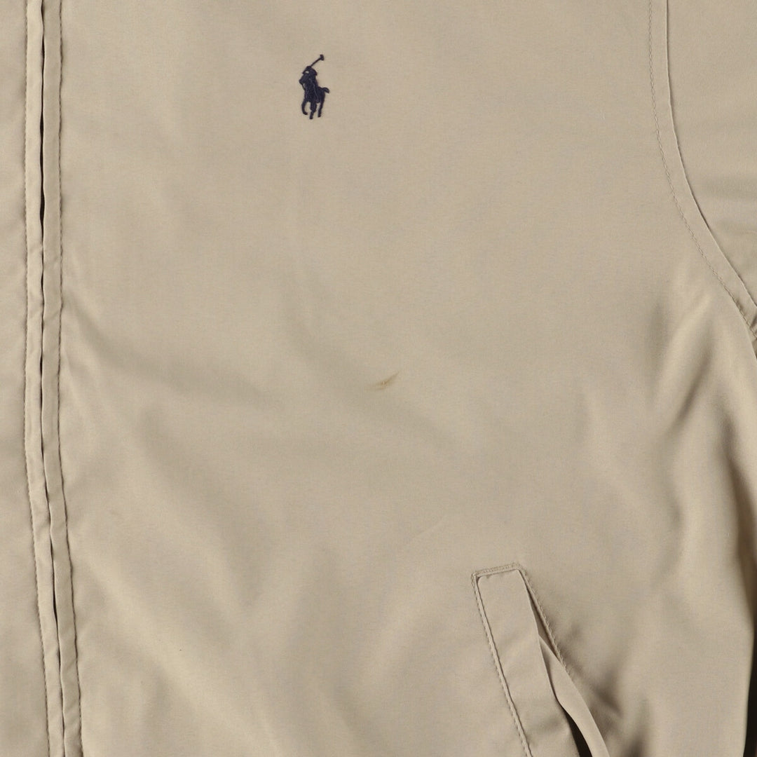 Ralph Lauren POLO by Ralph Lauren Swing Top Sports Jacket Men's L size polyester Beige type Vintage Second Hand