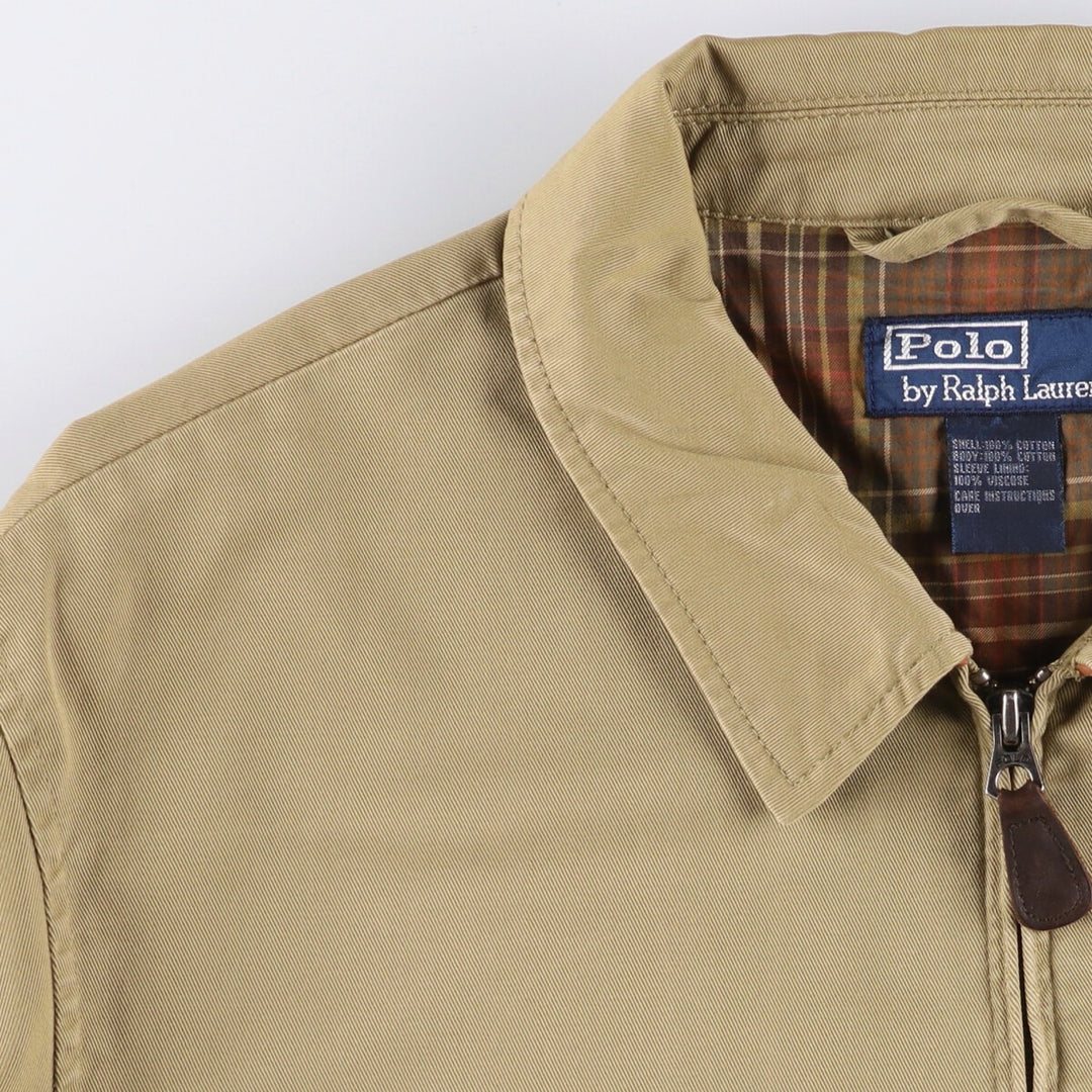 Ralph Lauren POLO by Ralph Lauren Swing Top Sports Jacket Men's M cotton Beige type Vintage Second Hand