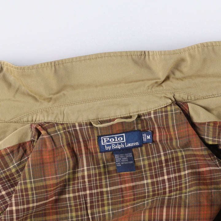 Ralph Lauren POLO by Ralph Lauren Swing Top Sports Jacket Men's M cotton Beige type Vintage Second Hand