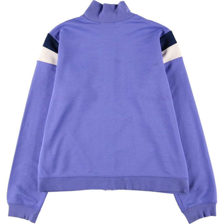 2000'S adidas jersey track jacket, women's size L cotton Purple type blue-purple Vintage Second Hand