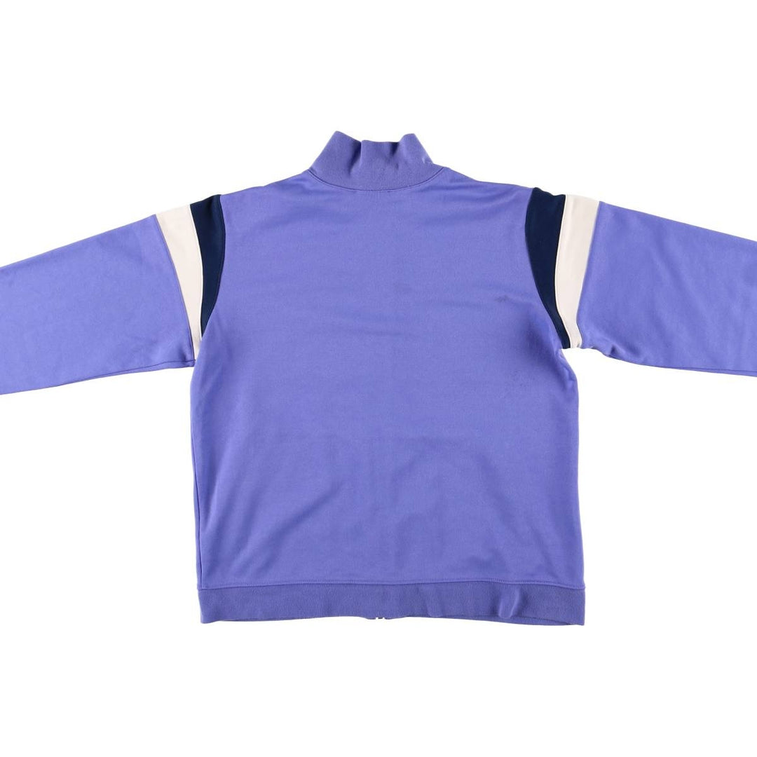 2000'S adidas jersey track jacket, women's size L cotton Purple type blue-purple Vintage Second Hand
