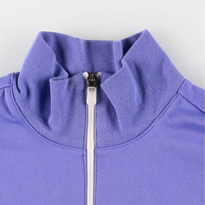 2000'S adidas jersey track jacket, women's size L cotton Purple type blue-purple Vintage Second Hand