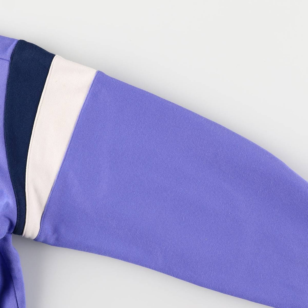 2000'S adidas jersey track jacket, women's size L cotton Purple type blue-purple Vintage Second Hand