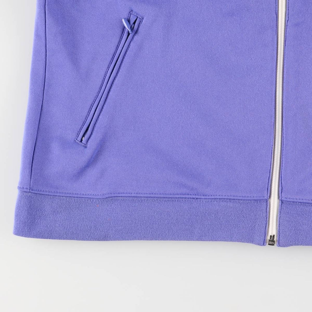 2000'S adidas jersey track jacket, women's size L cotton Purple type blue-purple Vintage Second Hand