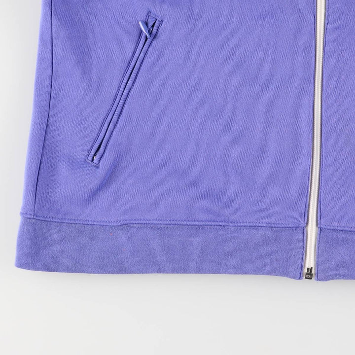 2000'S adidas jersey track jacket, women's size L cotton Purple type blue-purple Vintage Second Hand