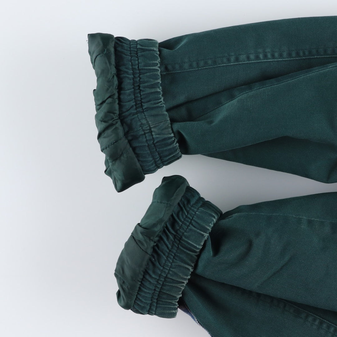 90'S YUKON TRAIL padded denim varsity jacket, men's size L, vintage cotton blue type Vintage Second Hand