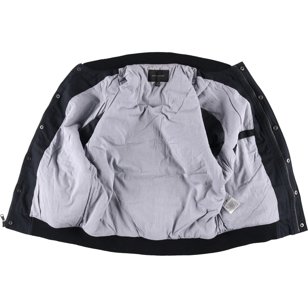 Banana Republic Padded Cotton Blouson, Men's Size M cotton navy blue type Vintage Second Hand