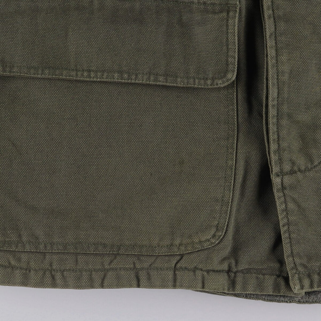 Abercrombie & Fitch Men's Padded Hunting Jacket, Size M cotton Khaki type Vintage Second Hand