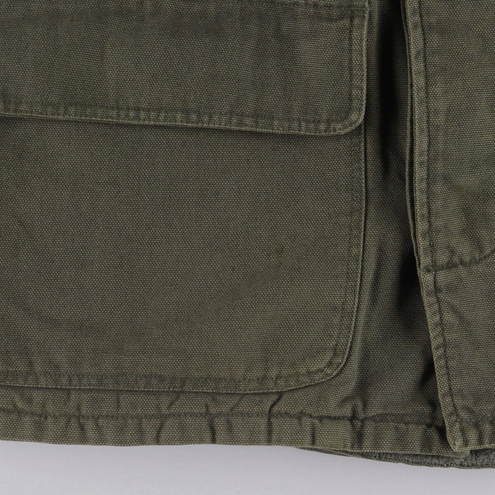 Abercrombie & Fitch Men's Padded Hunting Jacket, Size M cotton Khaki type Vintage Second Hand