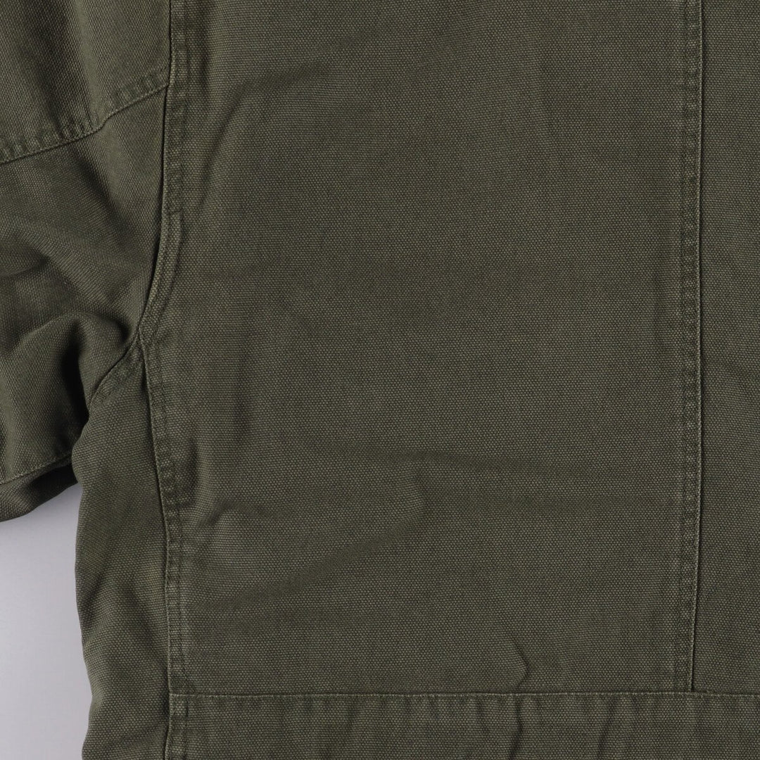 Abercrombie & Fitch Men's Padded Hunting Jacket, Size M cotton Khaki type Vintage Second Hand