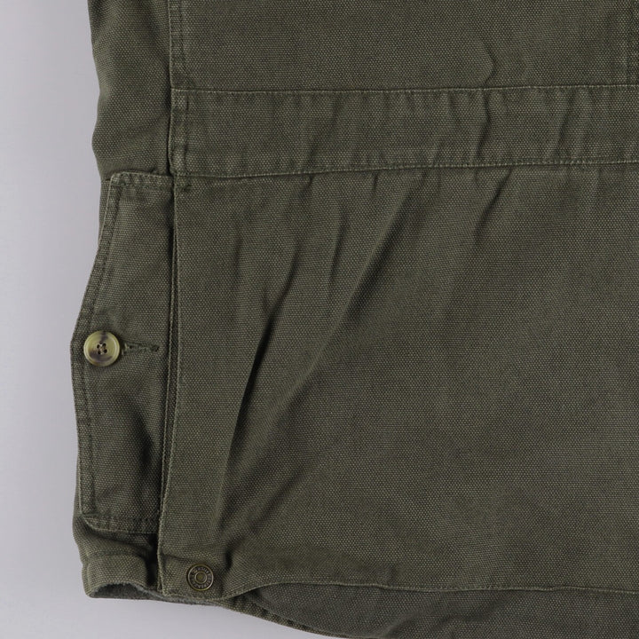 Abercrombie & Fitch Men's Padded Hunting Jacket, Size M cotton Khaki type Vintage Second Hand