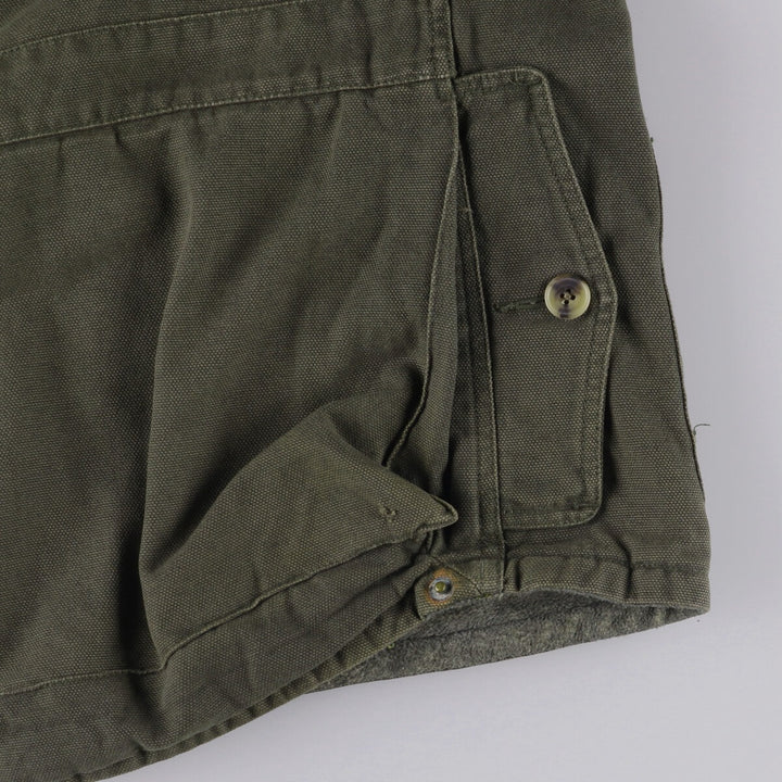 Abercrombie & Fitch Men's Padded Hunting Jacket, Size M cotton Khaki type Vintage Second Hand