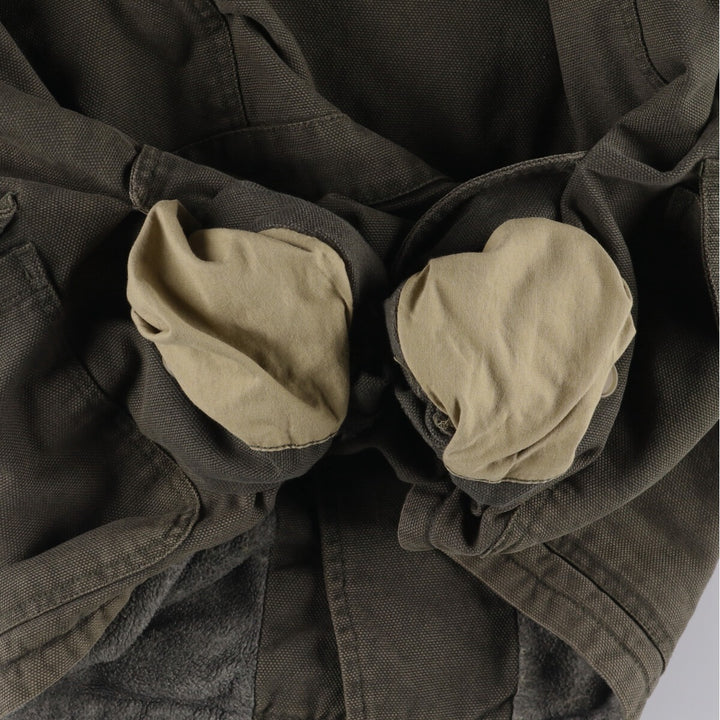 Abercrombie & Fitch Men's Padded Hunting Jacket, Size M cotton Khaki type Vintage Second Hand