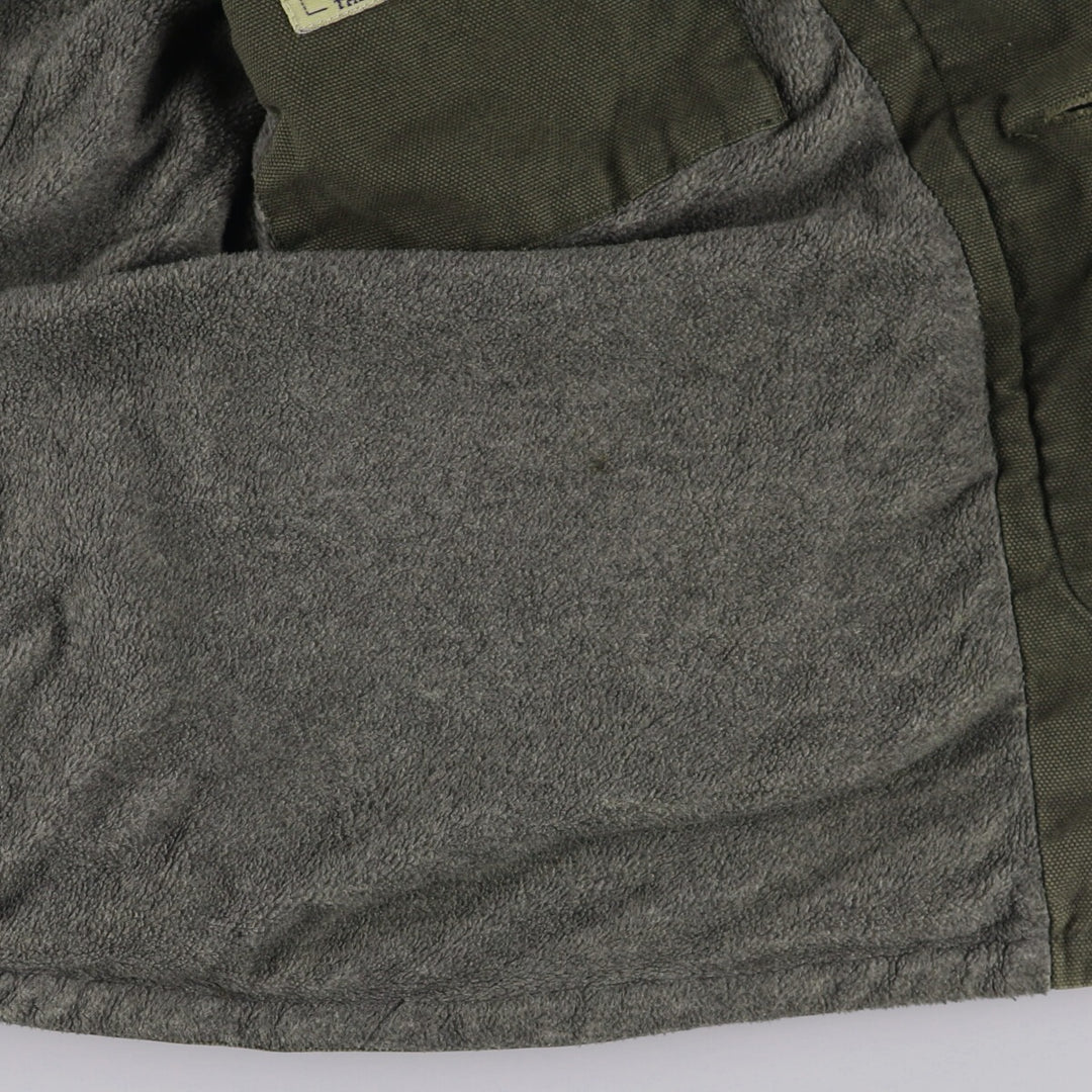 Abercrombie & Fitch Men's Padded Hunting Jacket, Size M cotton Khaki type Vintage Second Hand