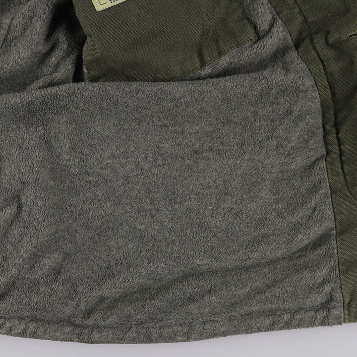 Abercrombie & Fitch Men's Padded Hunting Jacket, Size M cotton Khaki type Vintage Second Hand