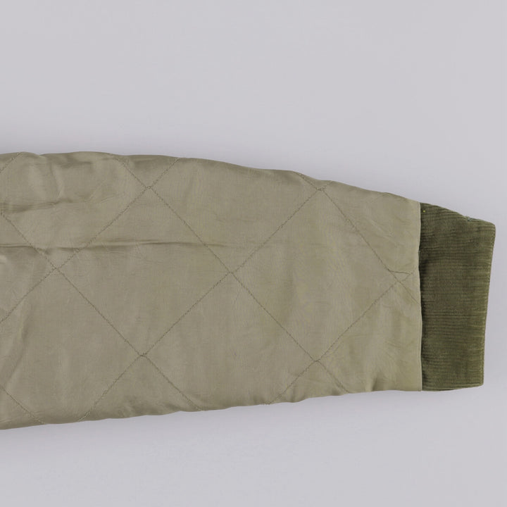 Abercrombie & Fitch Men's Padded Hunting Jacket, Size M cotton Khaki type Vintage Second Hand