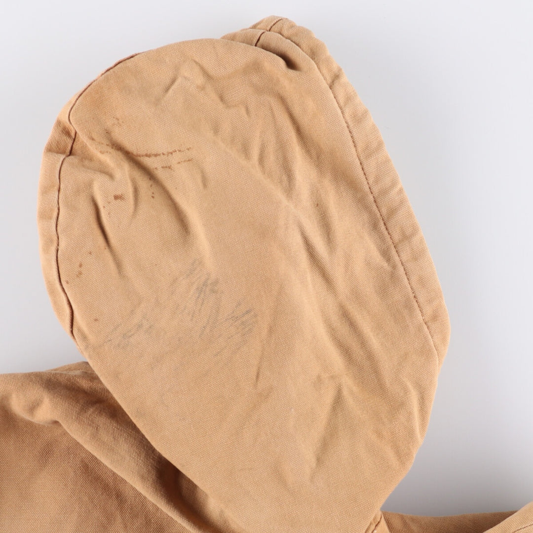 Vintage 1980'S Key Imperial Active Jacket, Duck Full-Zip Hoodie, Made in USA, Men's Size L cotton Beige type Vintage Second Hand