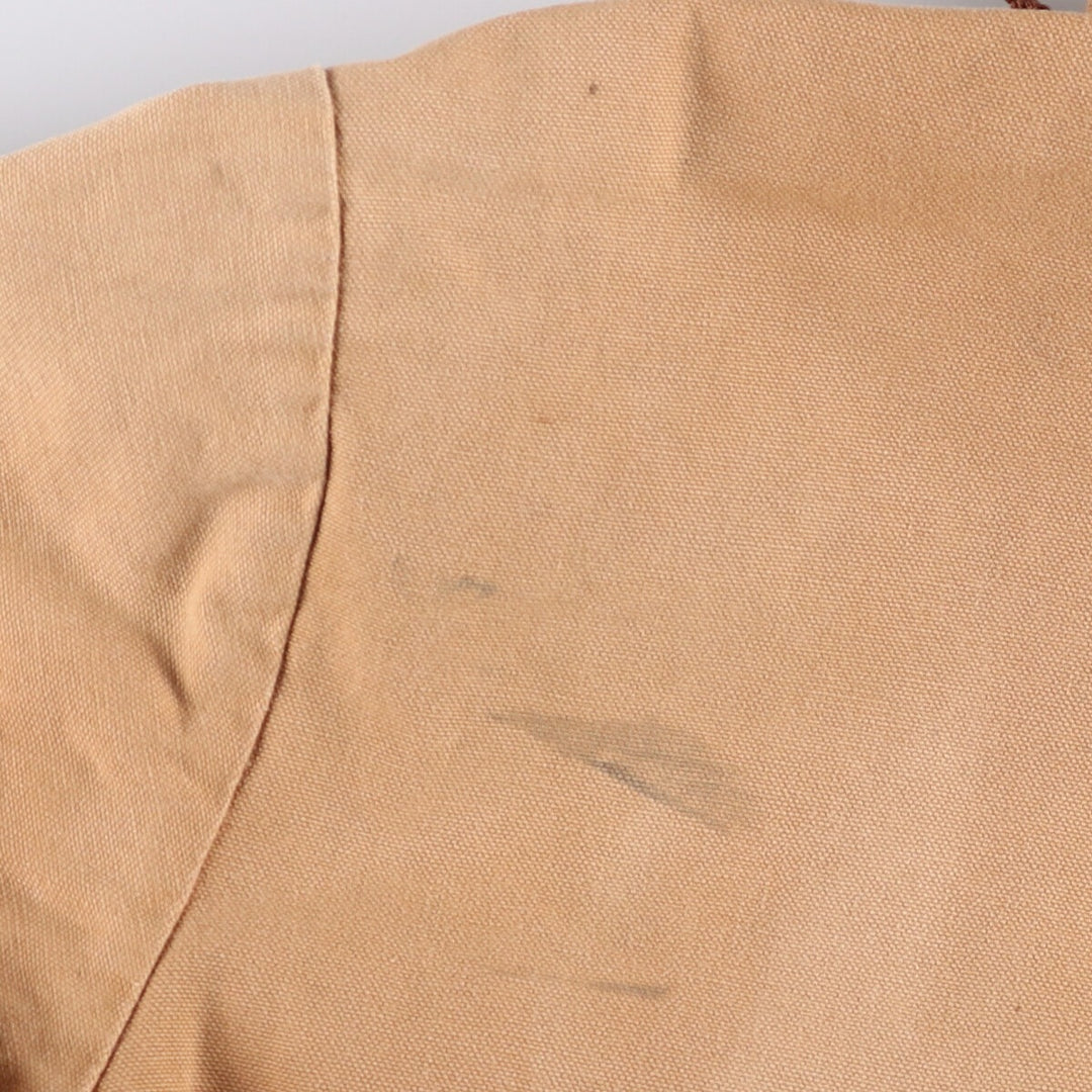 Vintage 1980'S Key Imperial Active Jacket, Duck Full-Zip Hoodie, Made in USA, Men's Size L cotton Beige type Vintage Second Hand