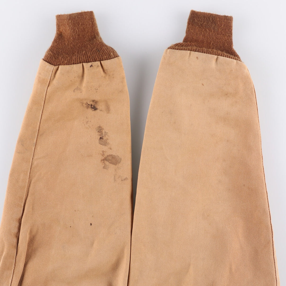 Vintage 1980'S Key Imperial Active Jacket, Duck Full-Zip Hoodie, Made in USA, Men's Size L cotton Beige type Vintage Second Hand