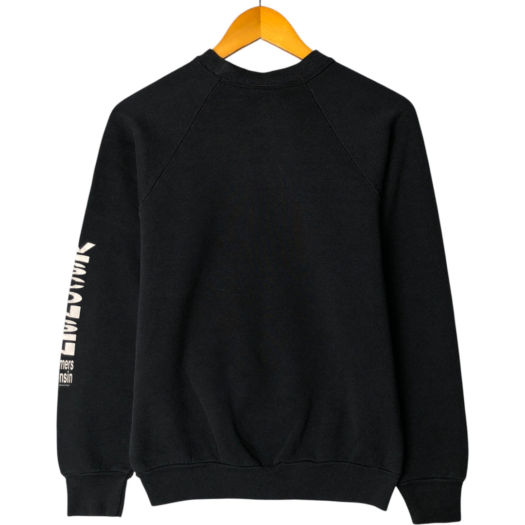 Vintage 90'S Fruit of the Loom print sweatshirt, size small, men's unclear black type Vintage Second Hand