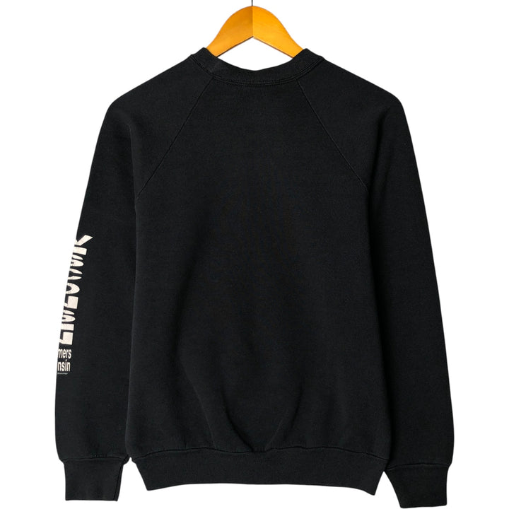 Vintage 90'S Fruit of the Loom print sweatshirt, size small, men's unclear black type Vintage Second Hand