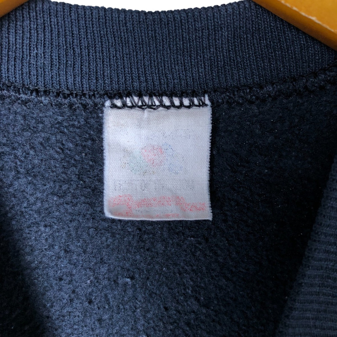 Vintage 90'S Fruit of the Loom print sweatshirt, size small, men's unclear black type Vintage Second Hand
