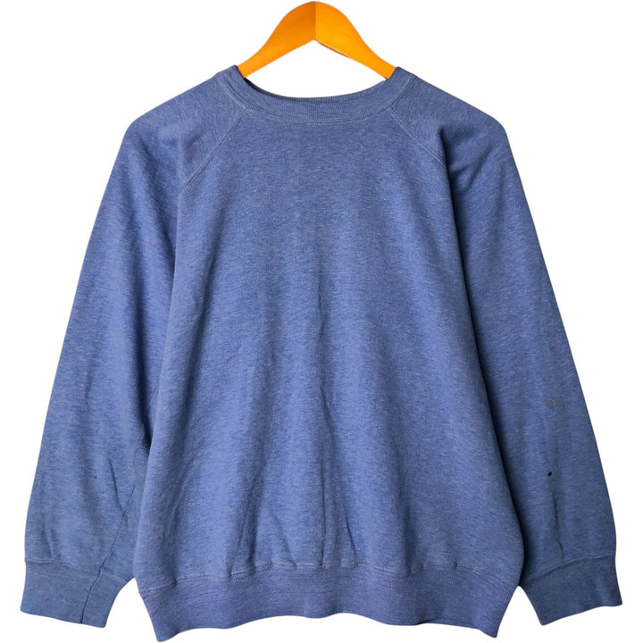 Vintage 1970'S Champion Bartag College Sweatshirt, Made in USA, X-Large, Men's XL unclear Blue type light blue Vintage Second Hand