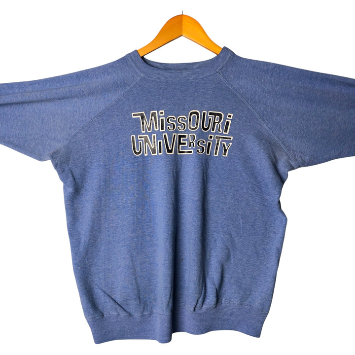 Vintage 1970'S Champion Bartag College Sweatshirt, Made in USA, X-Large, Men's XL unclear Blue type light blue Vintage Second Hand