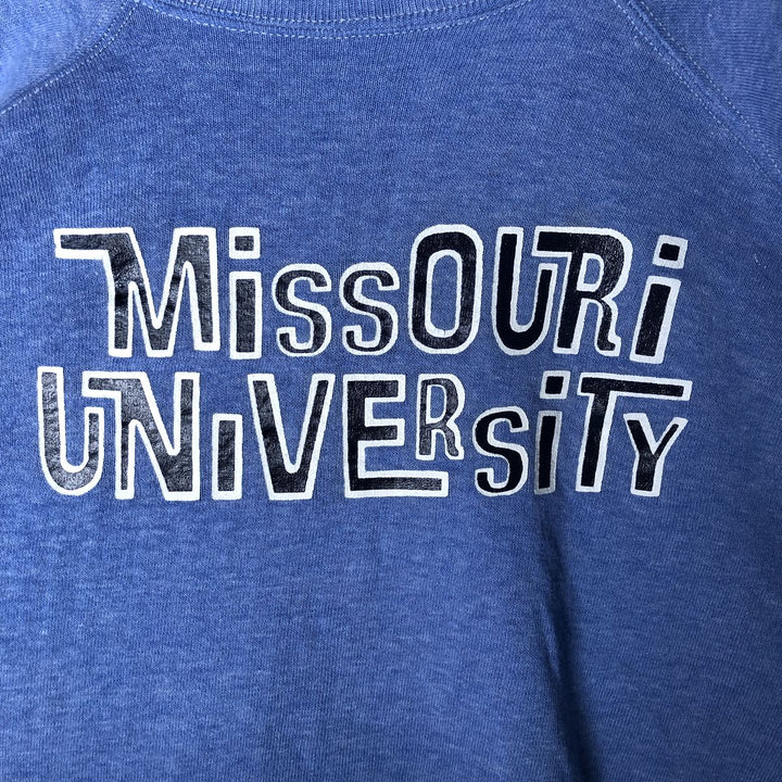 Vintage 1970'S Champion Bartag College Sweatshirt, Made in USA, X-Large, Men's XL unclear Blue type light blue Vintage Second Hand