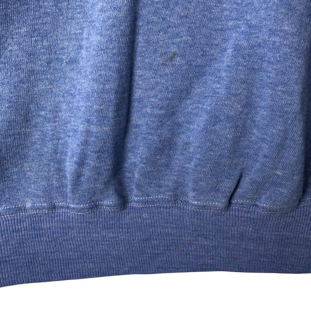 Vintage 1970'S Champion Bartag College Sweatshirt, Made in USA, X-Large, Men's XL unclear Blue type light blue Vintage Second Hand