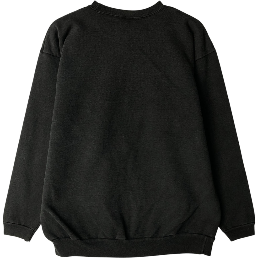 Vintage 90'S Guess by Georges Marciano logo sweatshirt, made in the USA, size M, men's unclear black type Vintage Second Hand
