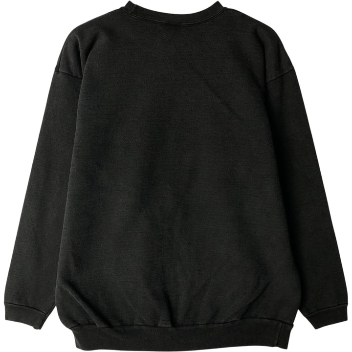 Vintage 90'S Guess by Georges Marciano logo sweatshirt, made in the USA, size M, men's unclear black type Vintage Second Hand