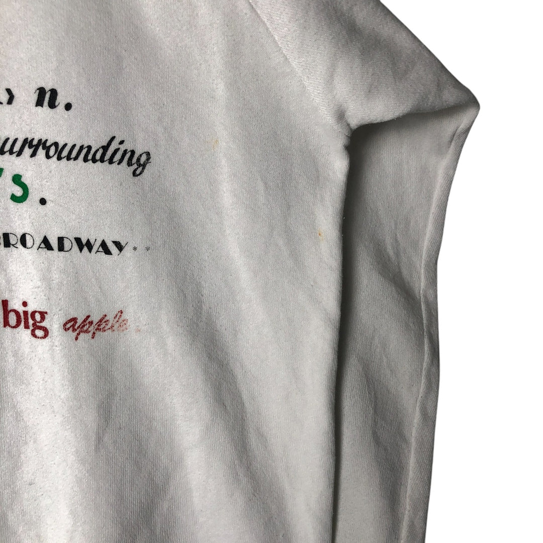 Vintage 90'S SCREEN STARS printed sweatshirt, made in the USA, size L, men's cotton white type Vintage Second Hand