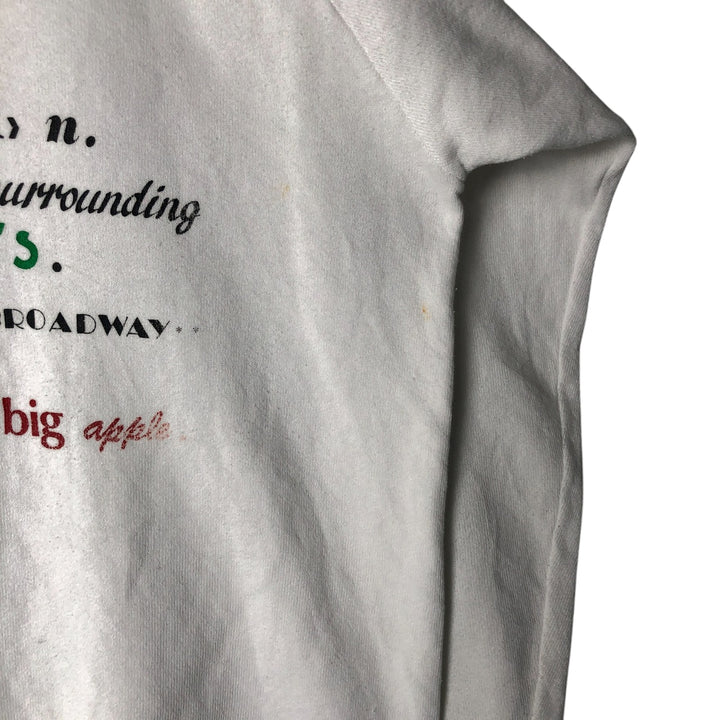 Vintage 90'S SCREEN STARS printed sweatshirt, made in the USA, size L, men's cotton white type Vintage Second Hand