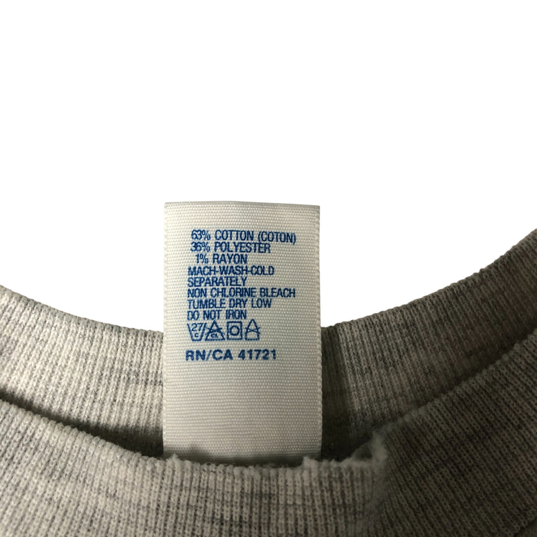 90'S Discus Athletic print sweatshirt, made in the USA, men's size XL, vintage cotton gray type Vintage Second Hand