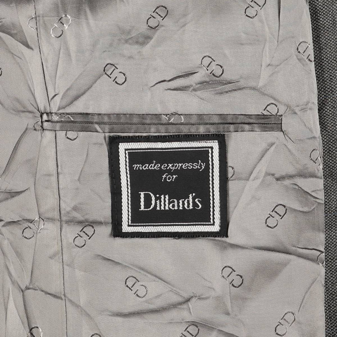 90'S Christian Dior wool tailored jacket, USA made, men's size L, vintage wool gray type Vintage Second Hand