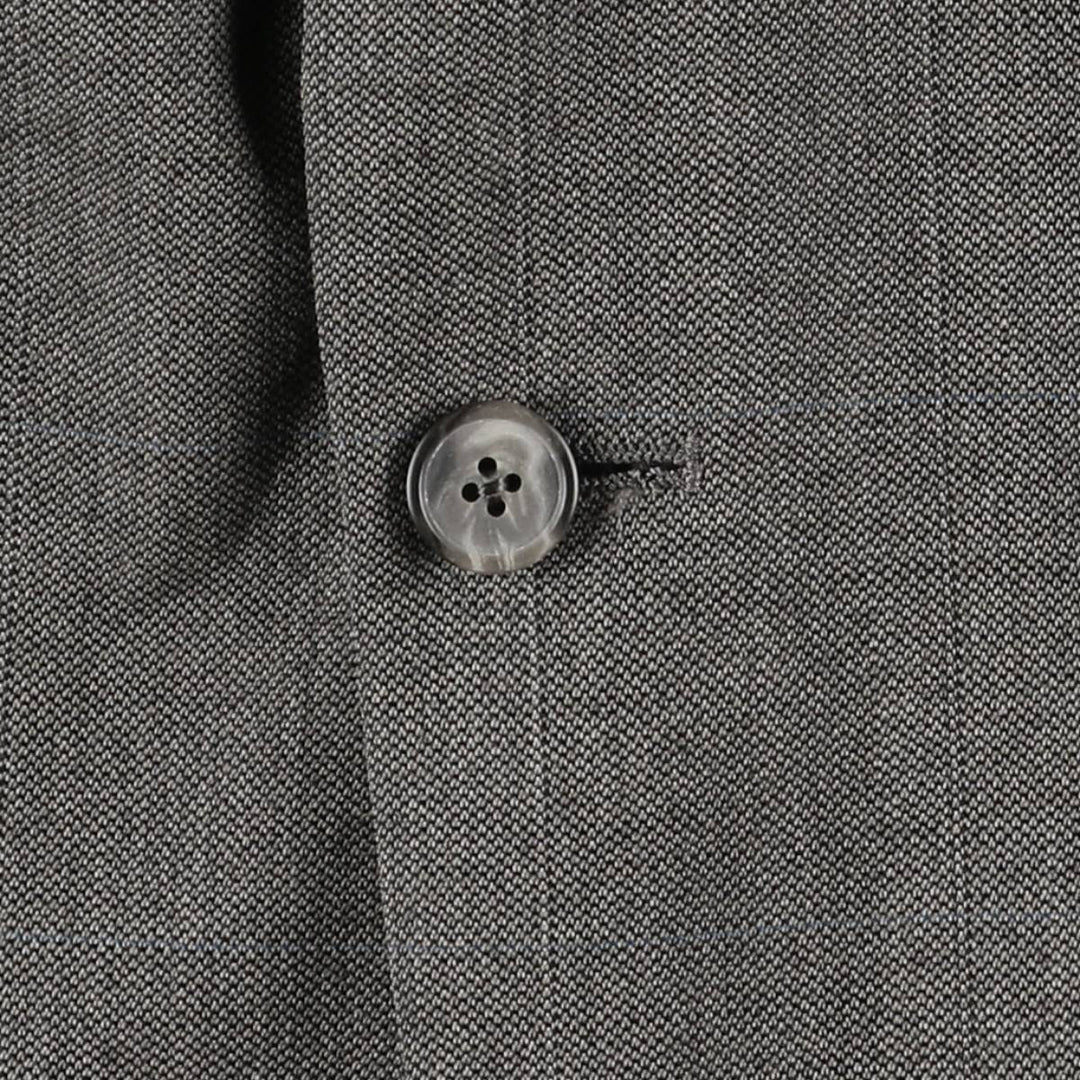 90'S Christian Dior wool tailored jacket, USA made, men's size L, vintage wool gray type Vintage Second Hand