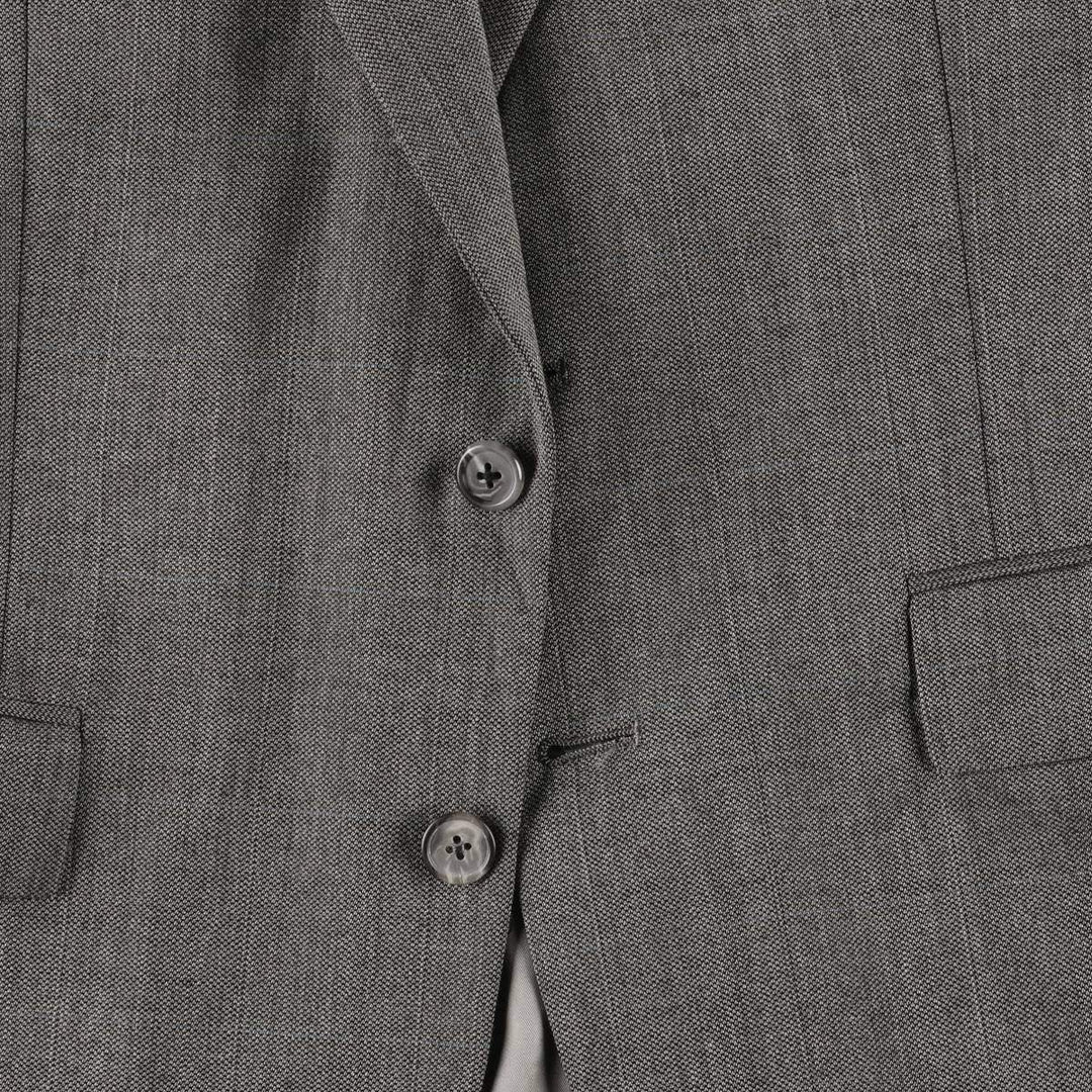 90'S Christian Dior wool tailored jacket, USA made, men's size L, vintage wool gray type Vintage Second Hand